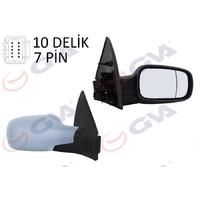 DIŞ DİKİZ AYNASI SAĞ MEGANE 02 ELEKTRİKLİ ISITMALI SENSÖRLÜ ASTARLI ASFERİK 7 FİŞ VM-138EHPSR