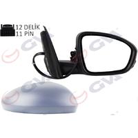 DIŞ DİKİZ AYNASI SAĞ MEGANE 15 ELEKTRİKLİ ISITMALI KATLANIR SİNYALLİ SENSÖRLÜ ASTARLI KONVEKS VM-6142EBFPSR