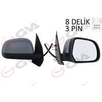 DIŞ DİKİZ AYNASI SAĞ MICRA 10 ELEKTRİKLİ ASTARLI KONVEKS 3 FİŞ VM-223EHPR