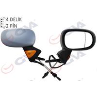 DIŞ DİKİZ AYNASI SAĞ MODUS 04 MEKANİK SİNYALLİ SENSÖRLÜ ASTARLI KONVEKS VM-120PSR