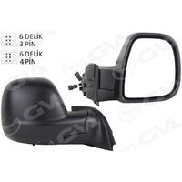 DIŞ DİKİZ AYNASI SAĞ PARTNER-BERLINGO 12-18 ELEKTRİKLİ DESENLİ REZİSTANSLI SENSÖRLÜ