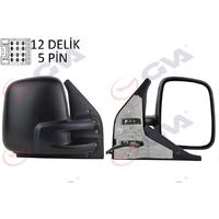 DIŞ DİKİZ AYNASI SAĞ TRANSPORTER T5 CARAVELLE 04 ELEKTRİKLİ ISITMALI ASTARLI KONVEKS 5 FİŞ VM-373EHPR