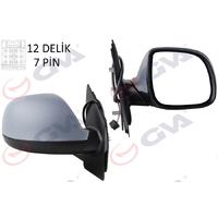 DIŞ DİKİZ AYNASI SAĞ TRANSPORTER T6 CARAVELLE 10 ELEKTRİKLİ ISITMALI KATLANIR ASTARLI KONVEKS 7 FİŞ VM-6196EBPR