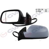 DIŞ DİKİZ AYNASI SOL 307 02 ELEKTRİKLİ ISITMALI ASTARLI ASFERİK 5 FİŞ VM-207EHPAL