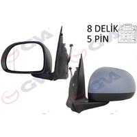 DIŞ DİKİZ AYNASI SOL 500 12 ELEKTRİKLİ ISITMALI ASTARLI ASFERİK VM-670EHPAL