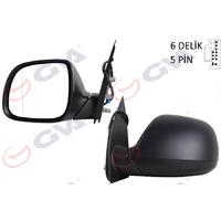 DIŞ DİKİZ AYNASI SOL AMAROK 09 ELEKTRİKLİ ISITMALI DESENLİ ASFERİK 5 FİŞ VM-6190EHAL