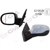 DIŞ DİKİZ AYNASI SOL CLIO 09 ELEKTRİKLİ ISITMALI ASTARLI ASFERİK 5 FİŞ VM-6135EHPAL