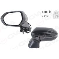 DIŞ DİKİZ AYNASI SOL ELEKTİKLİ SİNYALLİ KONV SİYAH 5 PİN Lİ TOYOTA COROLLA 19-