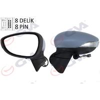 DIŞ DİKİZ AYNASI SOL FIESTA 08 14 ELEKTRİKLİ ISITMALI SİNYALLİ KONVEKS 8 FİŞ VM-6313EBL