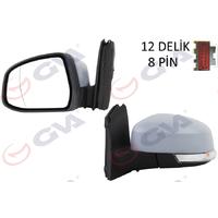 DIŞ DİKİZ AYNASI SOL FOCUS III 11 17 ELEKTRİKLİ ISITMALI SİNYALLİ ASTARLI ASFERİK VM-6322EHPAL