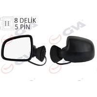 DIŞ DİKİZ AYNASI SOL LOGAN SW-MCV 08 ELEKTRİKLİ ISITMALI KONVEKS 5 FİŞ VM-6801EHL