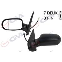 DIŞ DİKİZ AYNASI SOL PALIO WEEKEND 02 ALBEA 05 ELEKTRİKLİ ISITMALI KONVEKS 3 FİŞ VM-6155EAL
