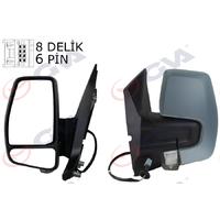 DIŞ DİKİZ AYNASI SOL TRANSİT CUSTOM V362 12>17 ELEKTİRİKLİ ISITMALI ASTARLI SİNYALLİ