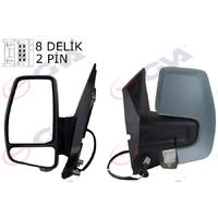 DIŞ DİKİZ AYNASI SOL TRANSİT CUSTOM V362 12 17 MEKANİK ASTARLI SİNYALLİ