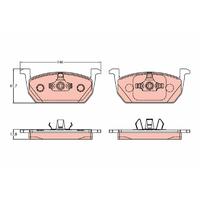 DİSK FREN BALATASI ÖN SEAT: LEON 5F1 201209--LEON SC 5F5 201301--LEON ST 5F8 201308-