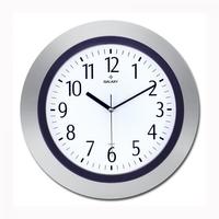 DUVAR SAATİ GRİ-MOR ÇERÇEVE ÇAP:33.8CM AKRİLİK BOYALI 2 RENK ABS KASA MİNERAL CAM SESSİZ AKAR MAKİNE PVC KADRAN KADRAN ÖLÇÜSÜ: 240MM KADRAN BASKI ALAN