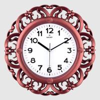 DUVAR SAATİ KREM ÇERÇEVE ÇAP:35CM AKRİLİK BOYALI 2 RENK ABS KASA MİNERAL CAM SESSİZ AKAR MAKİNE PVC KADRAN KADRAN ÖLÇÜSÜ: 240MM KADRAN BASKI ALANI: 15