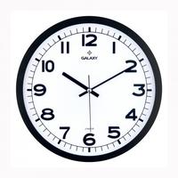 DUVAR SAATİ SİYAH ÇERÇEVE ÇAP:29.5CM AKRİLİK BOYALI ABS ÇERÇEVE MİNERAL CAM SESSİZ AKAR MAKİNE PVC KADRAN KADRAN ÖLÇÜSÜ: 286MM KADRAN BASKI ALANI: 175