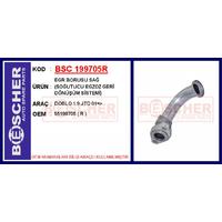 EGR BORUSU SAĞ SOĞUTUCU EGZOZ GERİ DÖNÜŞÜM SİSTEMİ DOBLO 1.9 JTD 01 >