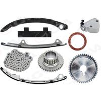 EKSANTRİK ZİNCİR SETİ NISSAN X-TRAIL 2.0L QR20 T30 01-06 2.5L QR25DE T30 01-06 / PRIMERA 2.0L QR20 P12 03- BALANS ZİNCİRİ VE BALANS GERGİSİ YOK