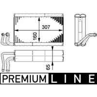 EVAPORATOR PREMIUM LINE BMW E60 E64 E63