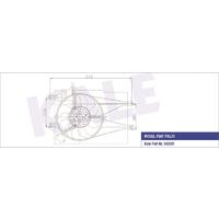 FAN GRUBU DAVLUMBAZLI FIAT PALIO-ALBEA 1.2-1.4 98 09 MT KLİMASIZ FAN MOTORU DAVLUMBAZLI