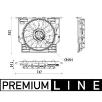 FAN MOTORU PREMIUM LINE BMW G30 F90 G31 B47 D20