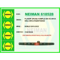 FLASOR GRUBU KOMPLE ON VE ARKA SISLI ARKA REZISTANSIZ DOBLO 2015-2022