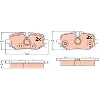 FREN BALATASI ARKA BMW F70 F74 F78 U06 U12 U11 U10 . MINI J05 J01 U25