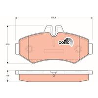 FREN BALATASI ARKA MERCEDES W463 B901>B904 . VW LT 28-35-46