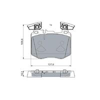 FREN BALATASI ON MERCEDES GLC-CLASS C253 X253 15&gt;