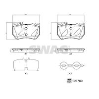 FREN BALATASI ON MERCEDES W206 S206 C236 A236 W214 S214 C254 X254 SPOR TIP
