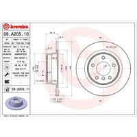FREN DİSKI ARKA BMW E81 E87 E90