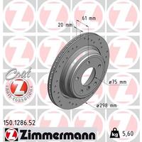 FREN DISKI ARKA HAVALI BMW E39 96 03 DELİKLİ