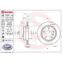 FREN DİSKI ARKA HAVALI KAPLAMALI BMW E46 316/318/320/d-E36-3.23-3.28