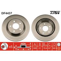 FREN DİSKI ARKA MERCEDES W202 W203 S203 W210 S210