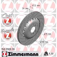 FREN DİSKİ ARKA SOL BMW M5 F10 M6 F12 F13 F06 HAVALI DELIKLI CIFT PARCALI
