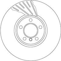 FREN DİSKI ON ADET SAĞ BMW F10 F01 F06 F07 F12 F13