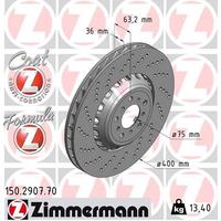 FREN DİSKİ ON SOL BMW M5 F10 M6 F12 F13 F06 HAVALI DELIKLI CIFT PARCALI