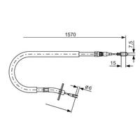 FREN HALATI ARKA SOL MERCEDES SPRINTER B904 96 06 1565mm/1390mm