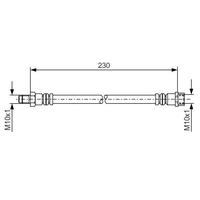 FREN HORTUMU ARKA MERCEDES W168 W169 W245 W414
