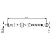 FREN HORTUMU ARKA MERCEDES W166 X166 C292