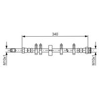FREN HORTUMU IVECO DAILY IV-V-VI 06 340MM