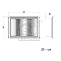 HAVA FİLTRESİ CAPTUR II 20 CLIO V 19 1.0 SCE B4D 1.0 TCE H4D 1.3 TCE H5H