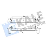 INTERCOOLER OPEL ANTARA 2.0CDTI 06 11-CHEVROLET CAPTIVA 2.0D 06 85MM AL/BRZ 572X97X85