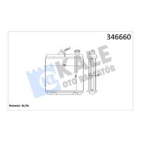 KALORİFER RADYATÖRÜ BRAZİNG ASTRA F-CALIBRA A-VECTRA A ŞAŞI 174x174x42