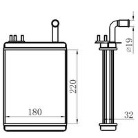 KALORİFER RADYATÖRÜ BRAZİNG PALIO 233x195x32