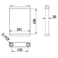 KALORİFER RADYATÖRÜ BRAZİNG MGN III-FLUENCE 198X165X26