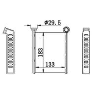 KALORİFER RADYATÖRÜ BRAZİNG CLIO IV-LOGAN II 13 > 130x185x26
