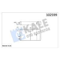 KALORİFER RADYATÖRÜ BRAZING VERSİYONU KL271100 FIAT-TOFAŞ SKD MURAT 131 ŞAHİN DOĞAN SLX 1.6 74 AT/MT BORULU-MUSLUKSUZ MEKANİK 250X140X42